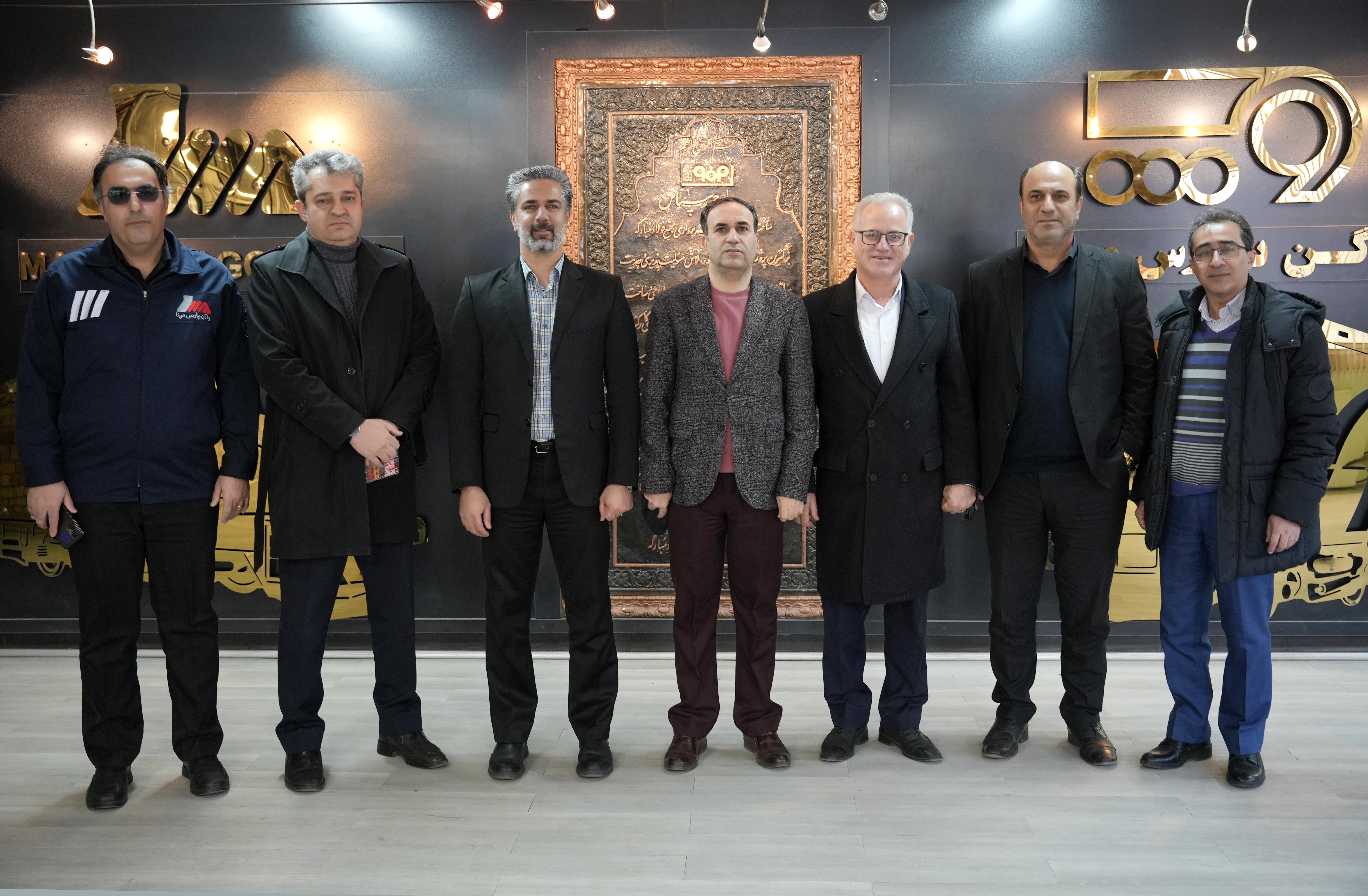 بازدید مدیرعامل محترم هلدینگ بیشماراز شرکت واگن پارس مپنا 